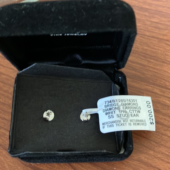 Macy’s Diamond Earrings - Picture 3 of 3